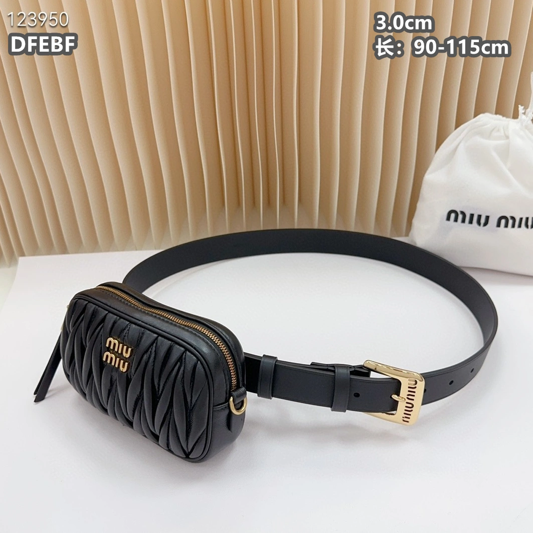 Comfortable 1141 MIU MIU AAA Quality Belts For Women