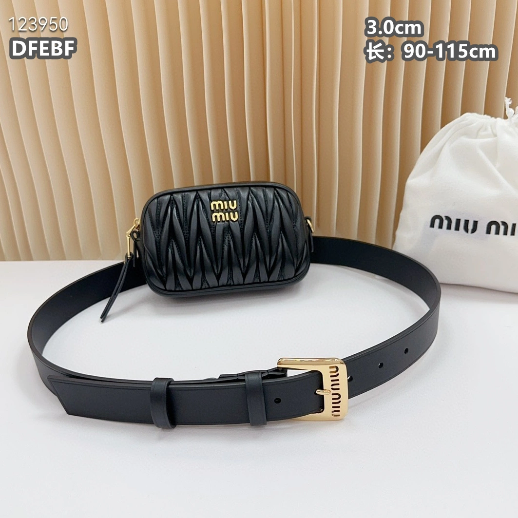 Comfortable 1141 MIU MIU AAA Quality Belts For Women