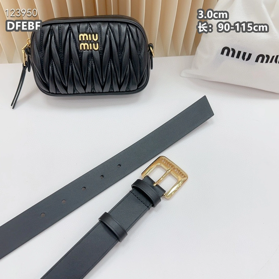Comfortable 1141 MIU MIU AAA Quality Belts For Women