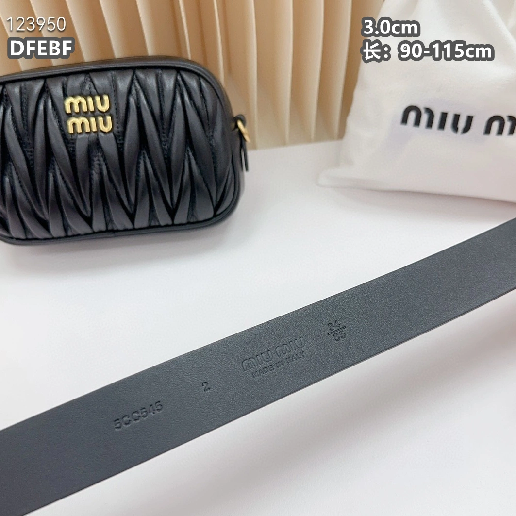 Comfortable 1141 MIU MIU AAA Quality Belts For Women