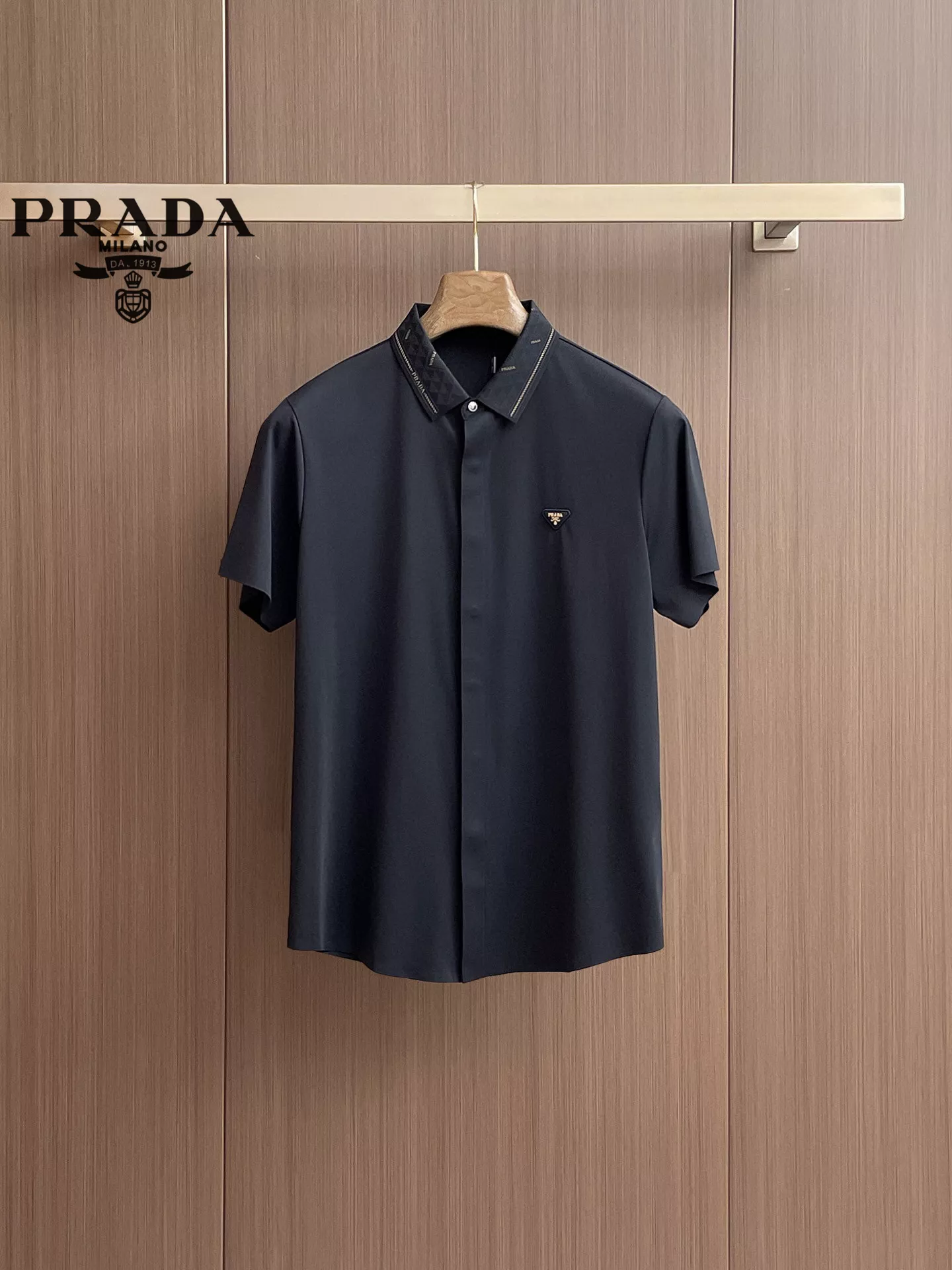 Comfortable 1254 Prada Shirts Short Sleeved For Men