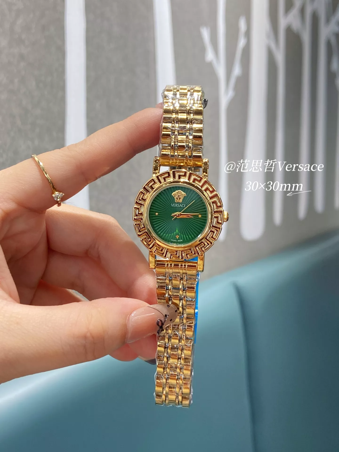 Comfortable 1305 Versace Watches In Gold
