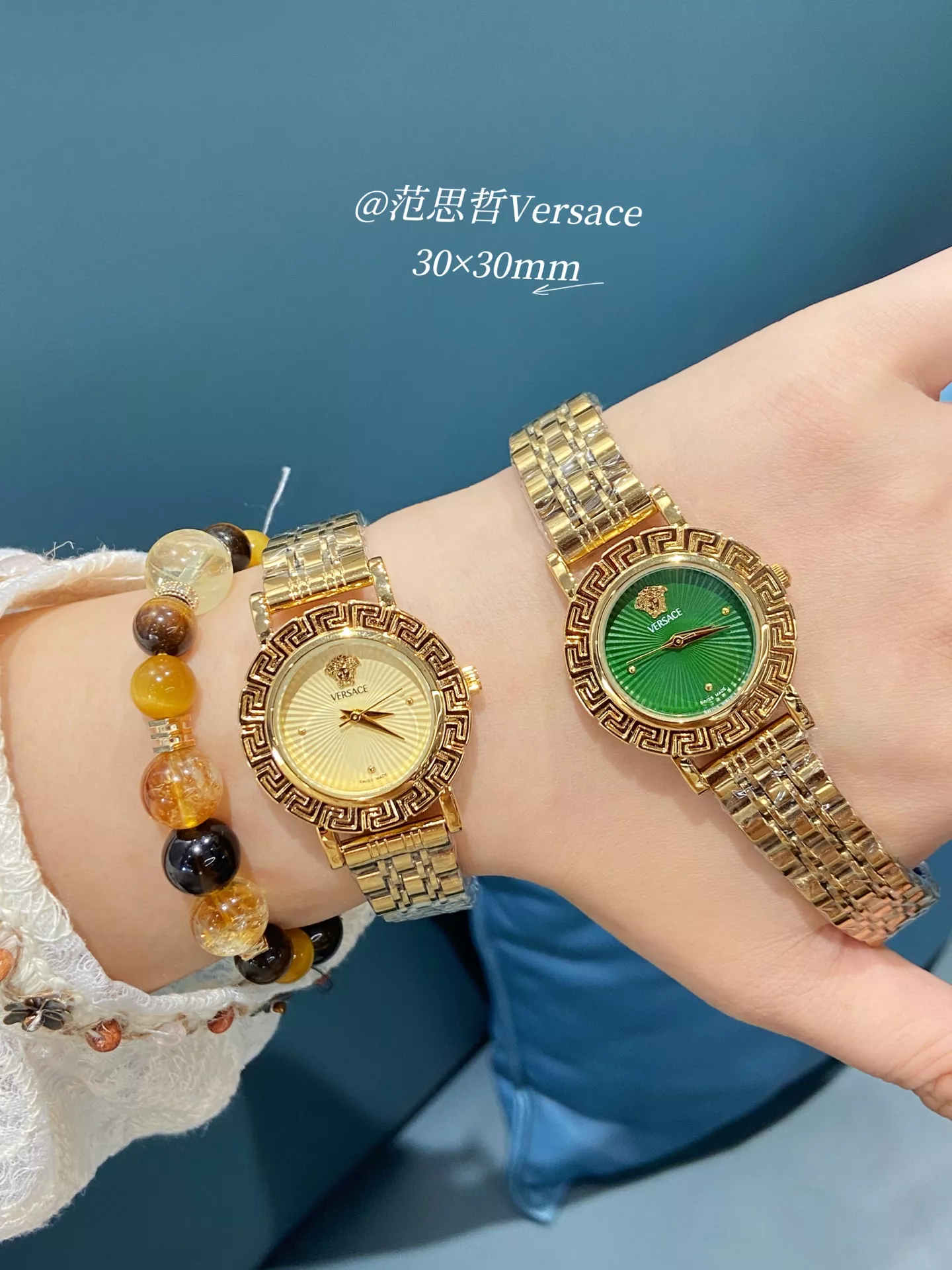 Comfortable 1305 Versace Watches In Gold