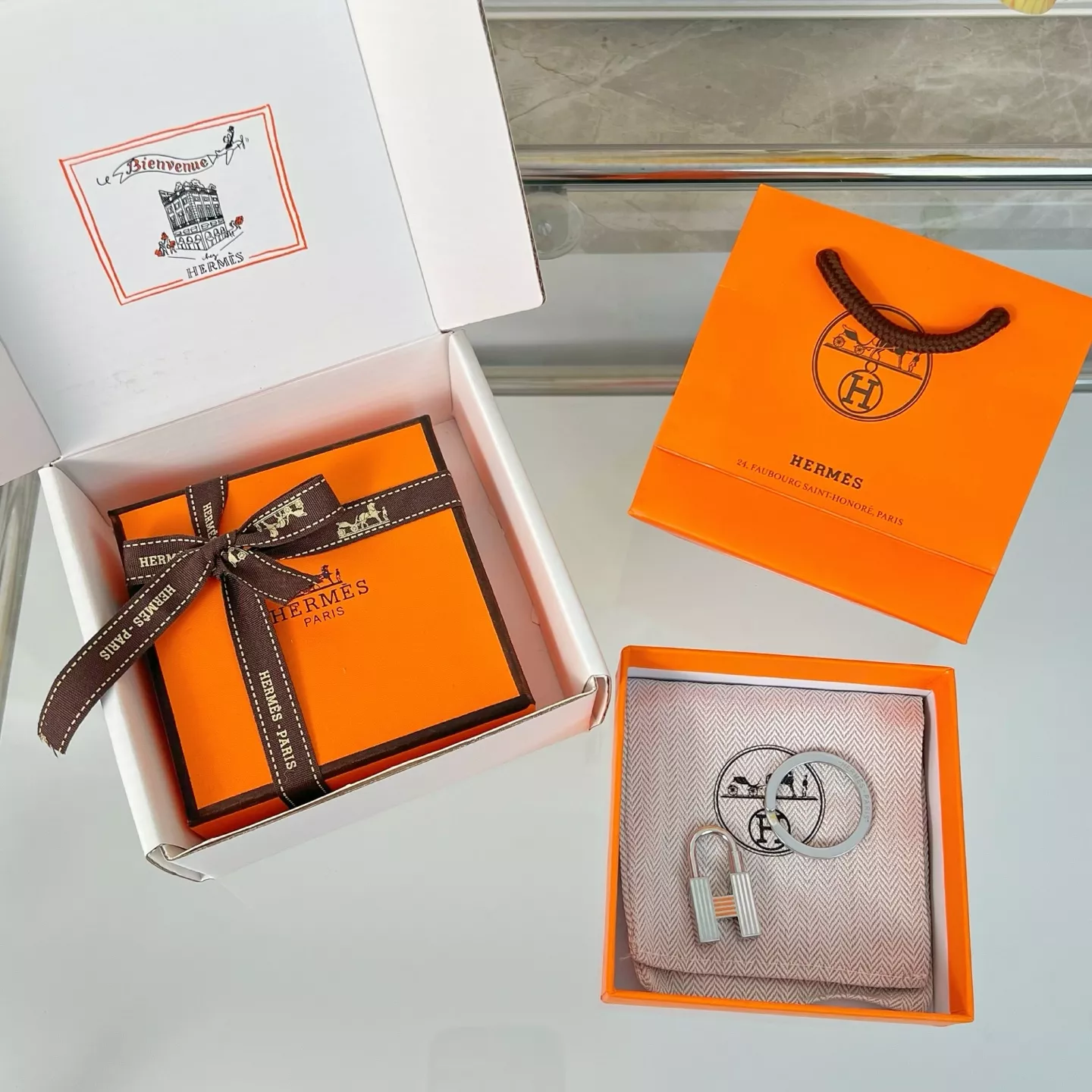Comfortable 1348 Hermes Key Holder And Bag Buckle