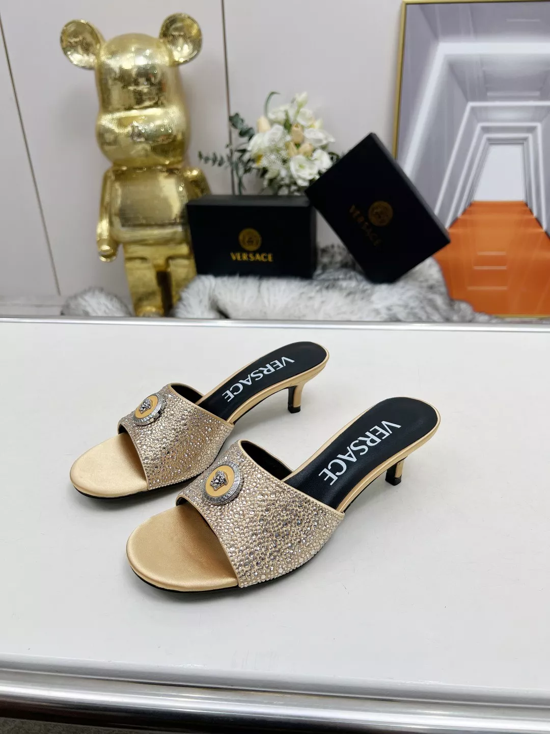 Comfortable 1395 Versace Slippers For Women