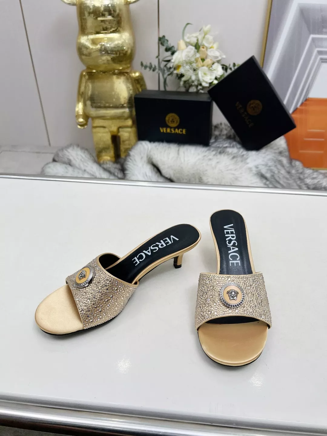Comfortable 1395 Versace Slippers For Women