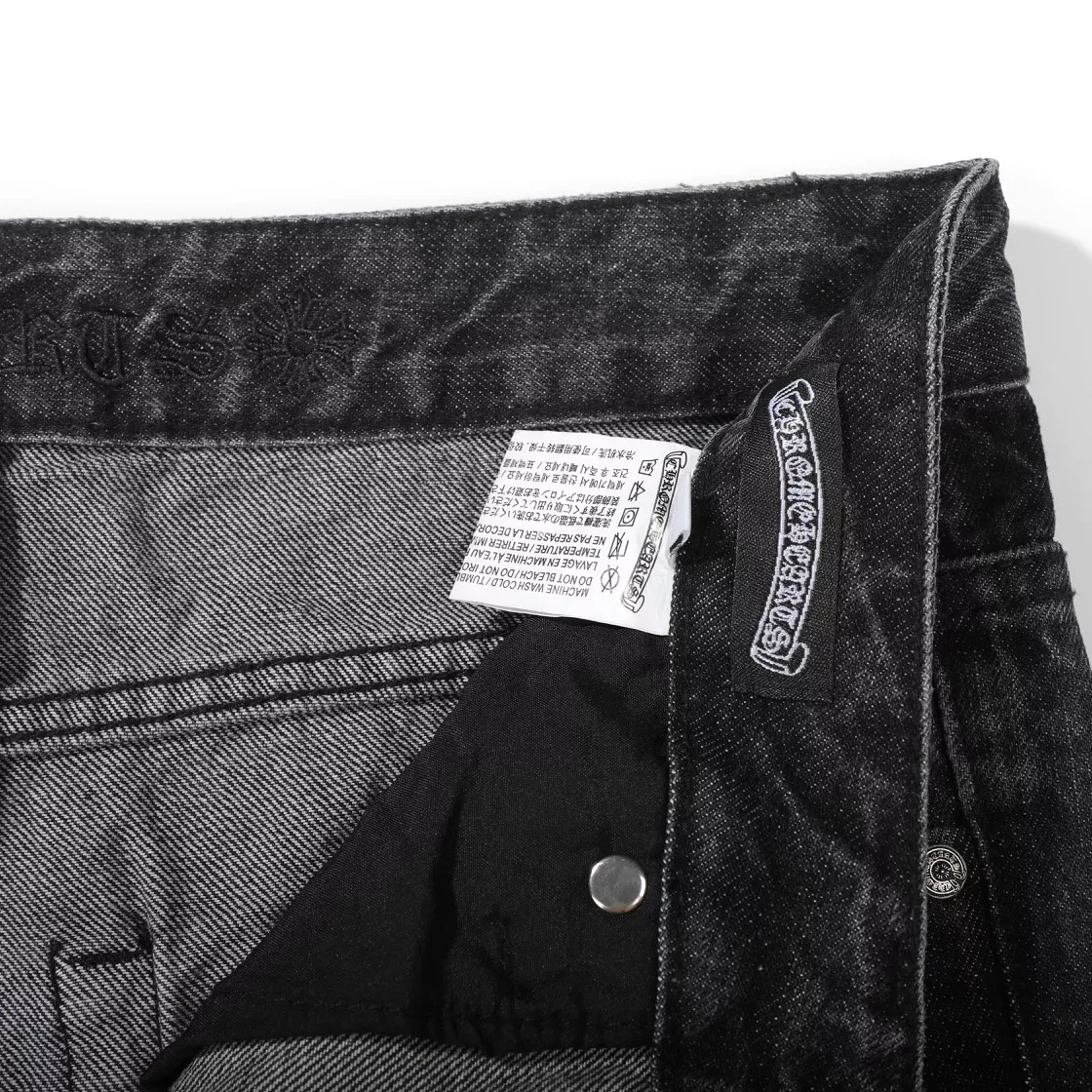Comfortable 1436 Chrome Hearts Jeans For Unisex