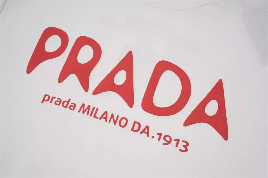 Comfortable 1778 Prada T-Shirts Short Sleeved For Unisex