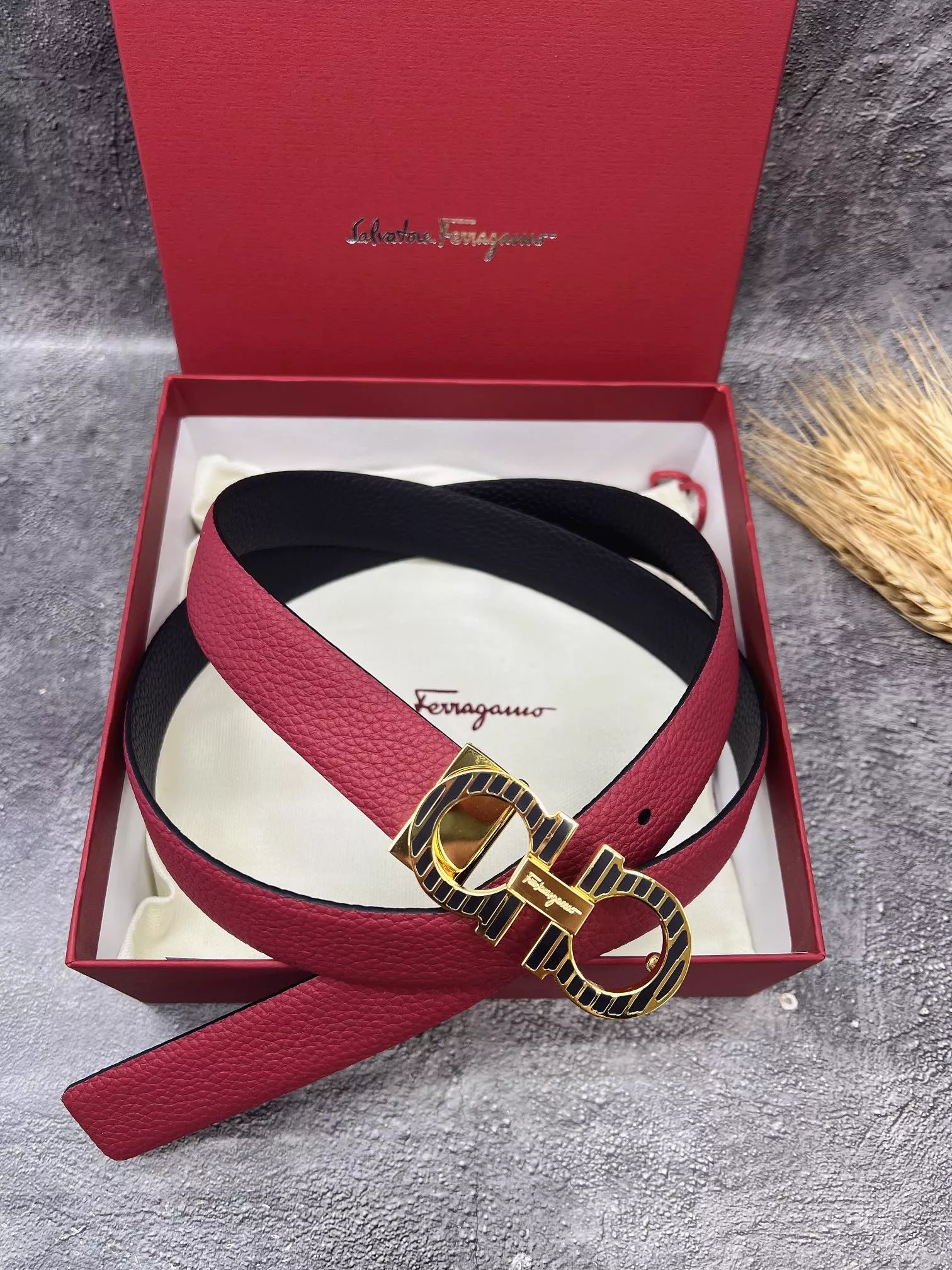 Comfortable 1832 Salvatore Ferragamo AAA Quality Belts In 2.5cm For Women