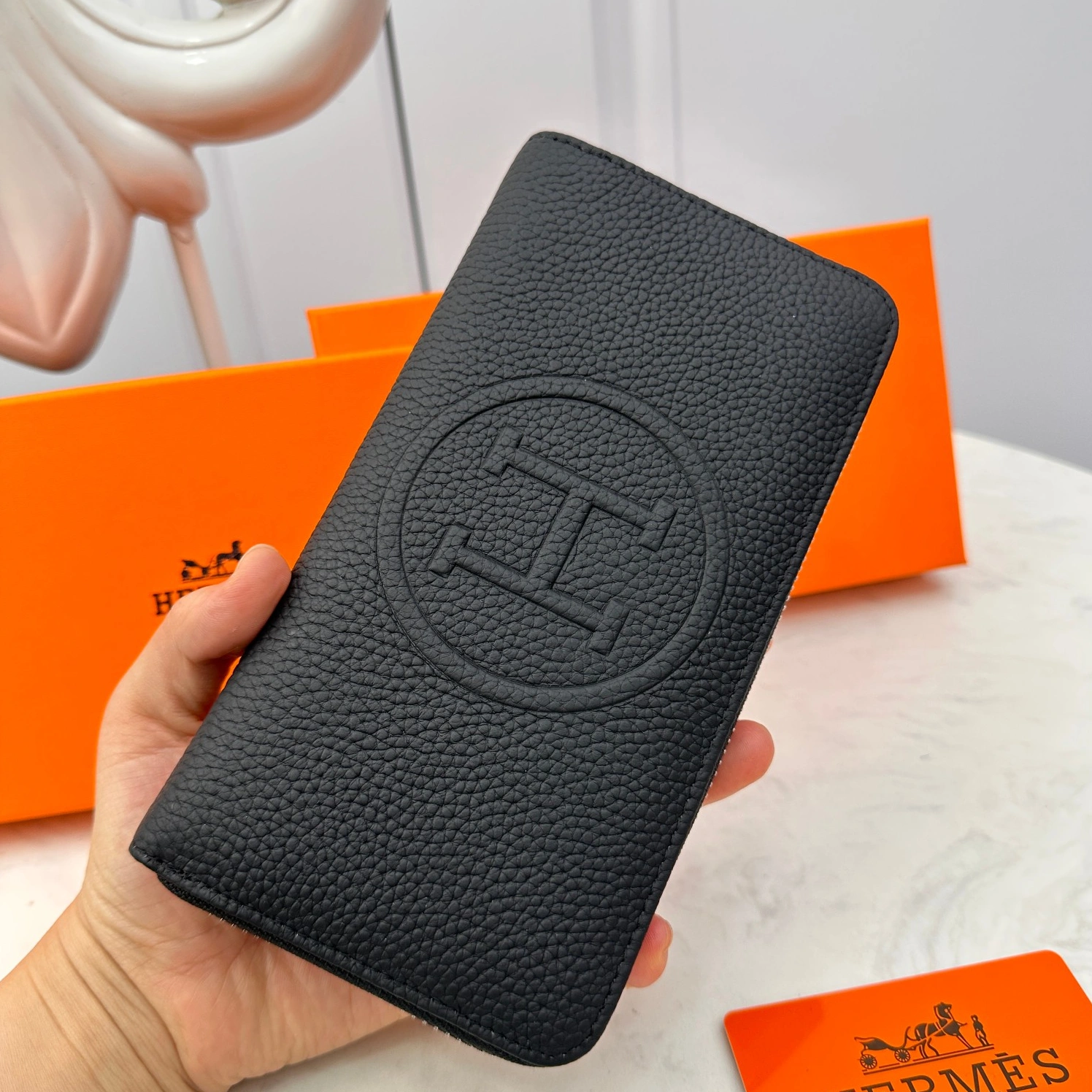 Comfortable 1835 Hermes AAA Man Wallets