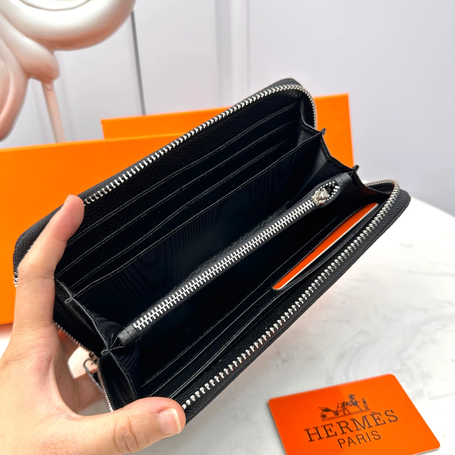 Comfortable 1835 Hermes AAA Man Wallets
