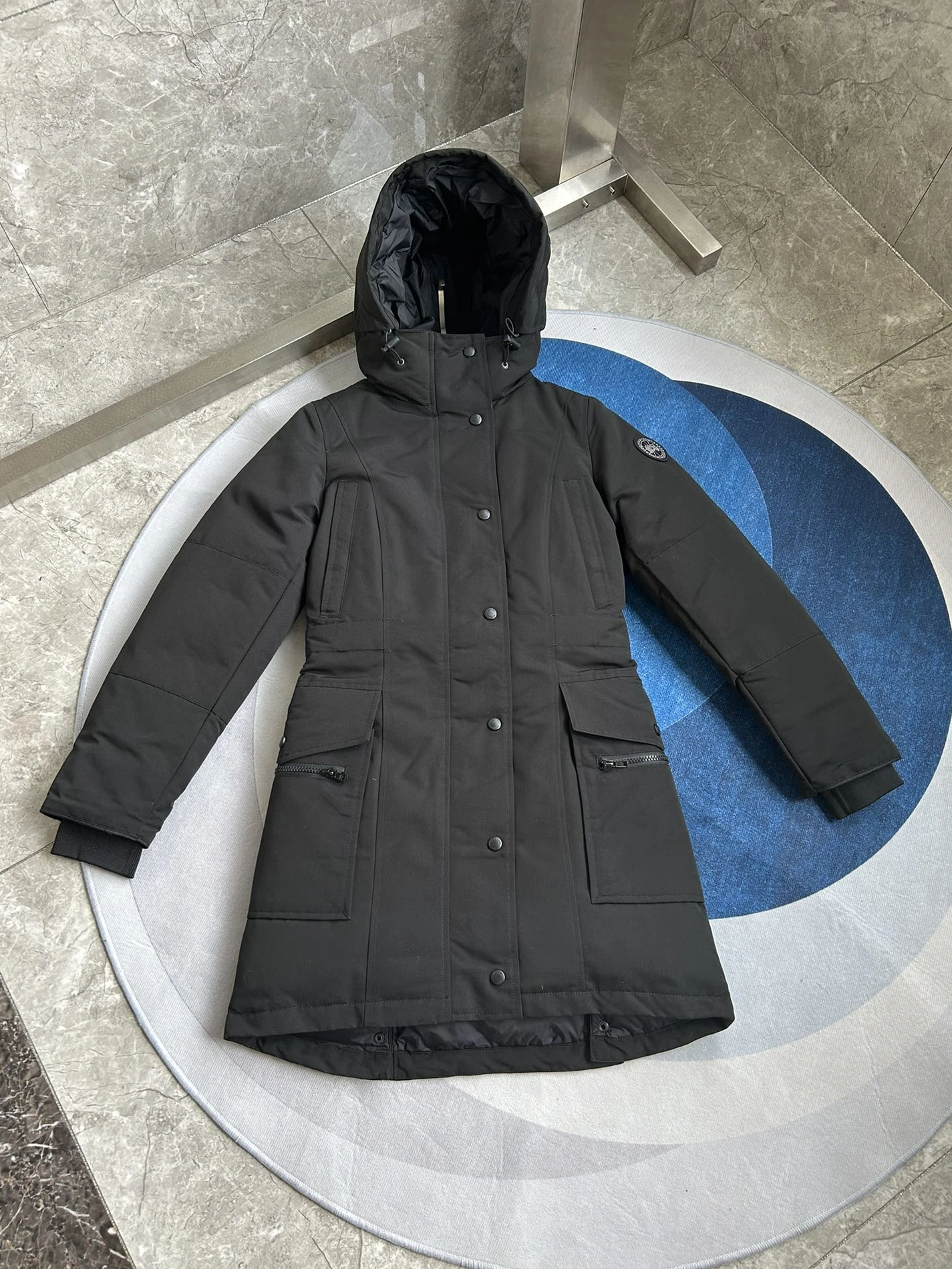 Comfortable 2138 Canada Goose Down Feather Coat Long Sleeved For Women