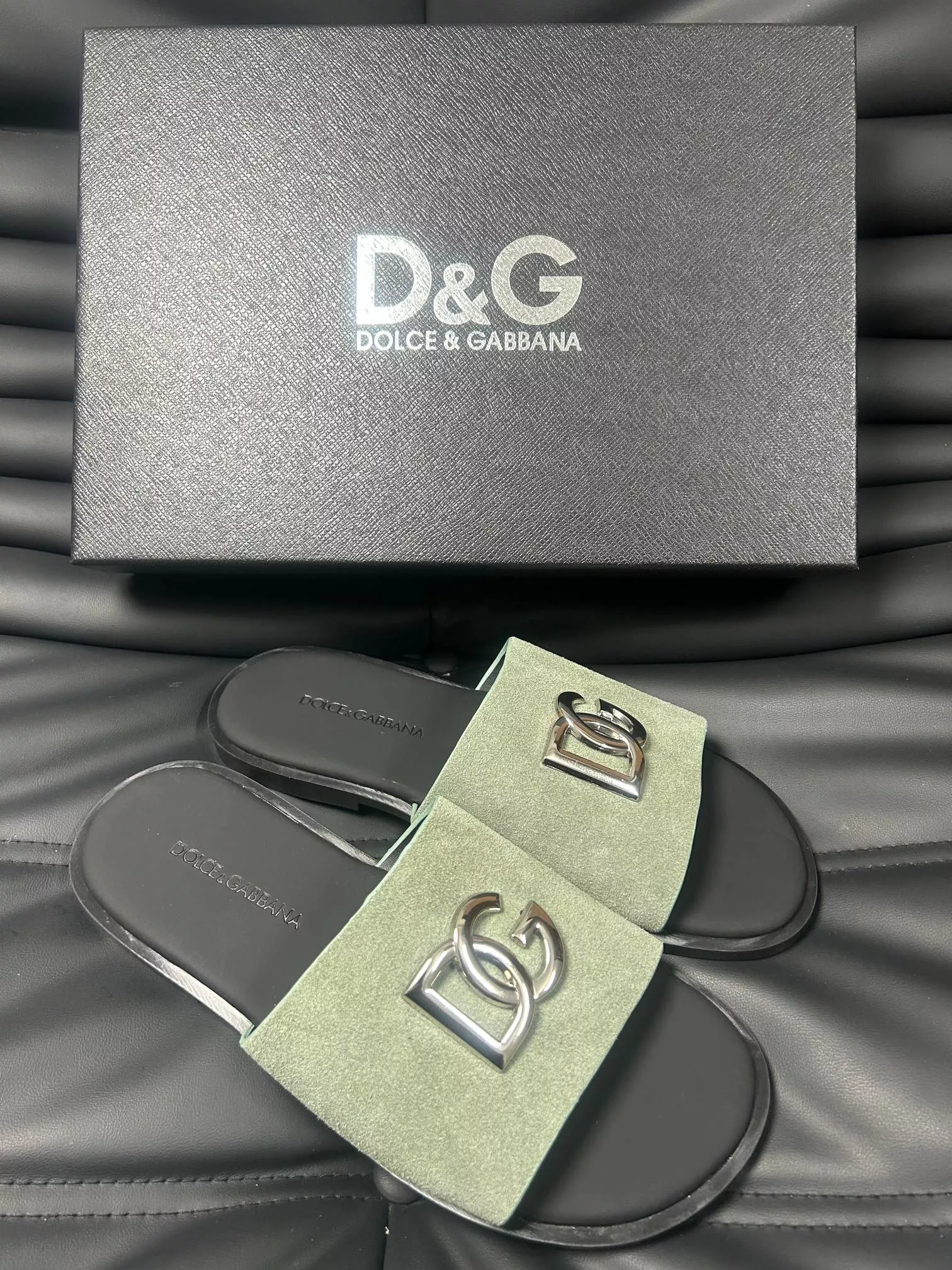 Comfortable 2236 Dolce & Gabbana D&G Slippers For Men
