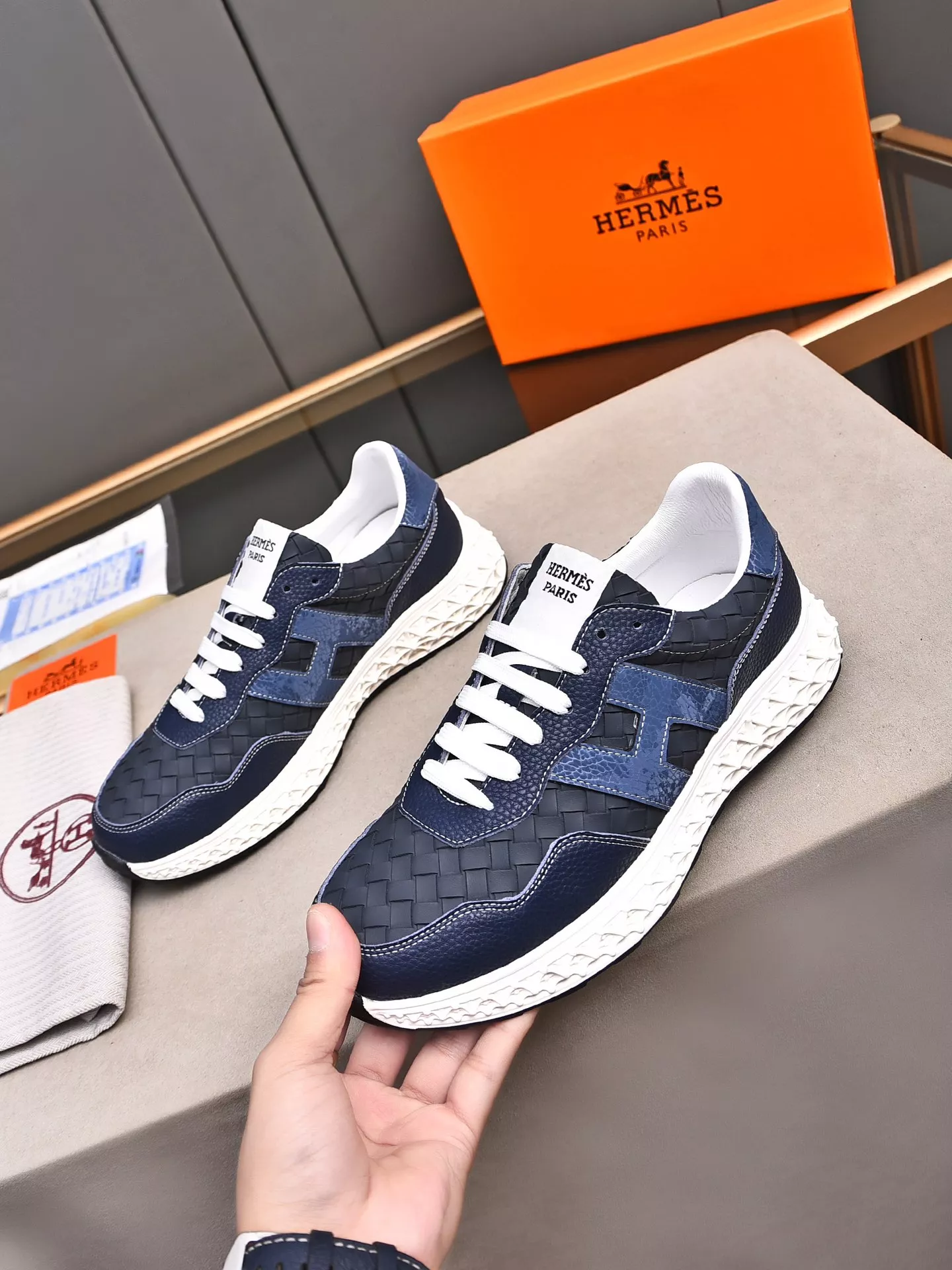Comfortable 2321 Hermes Casual Shoes For Men