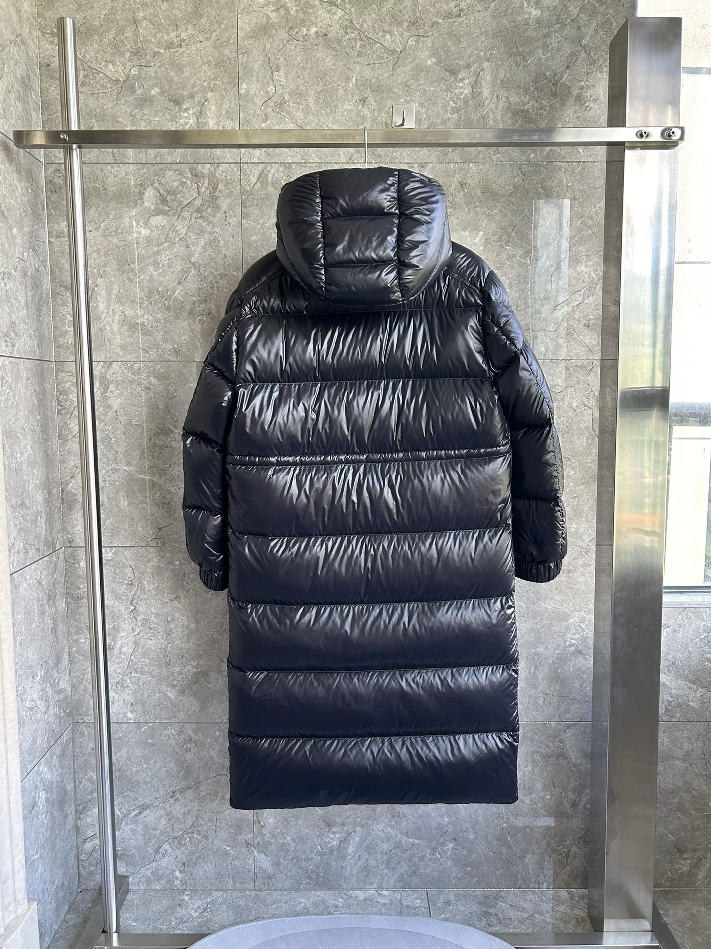 Comfortable 247 Moncler Down Feather Coat Long Sleeved For Women