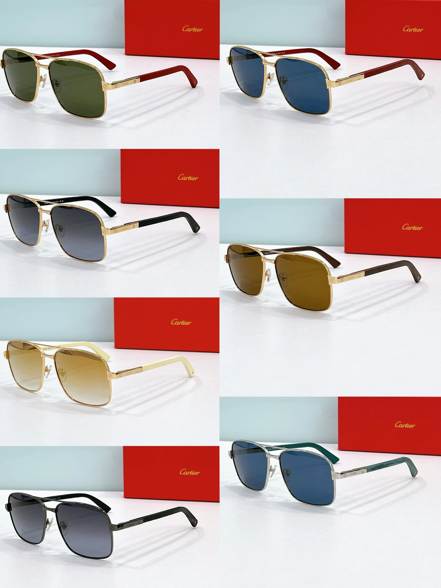 Comfortable 254 Cartier AAA Quality Sunglassess
