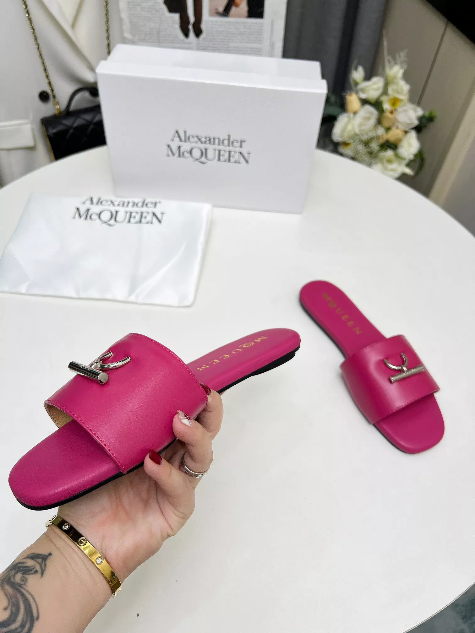 Comfortable 2589 Alexander McQueen Slippers For Women