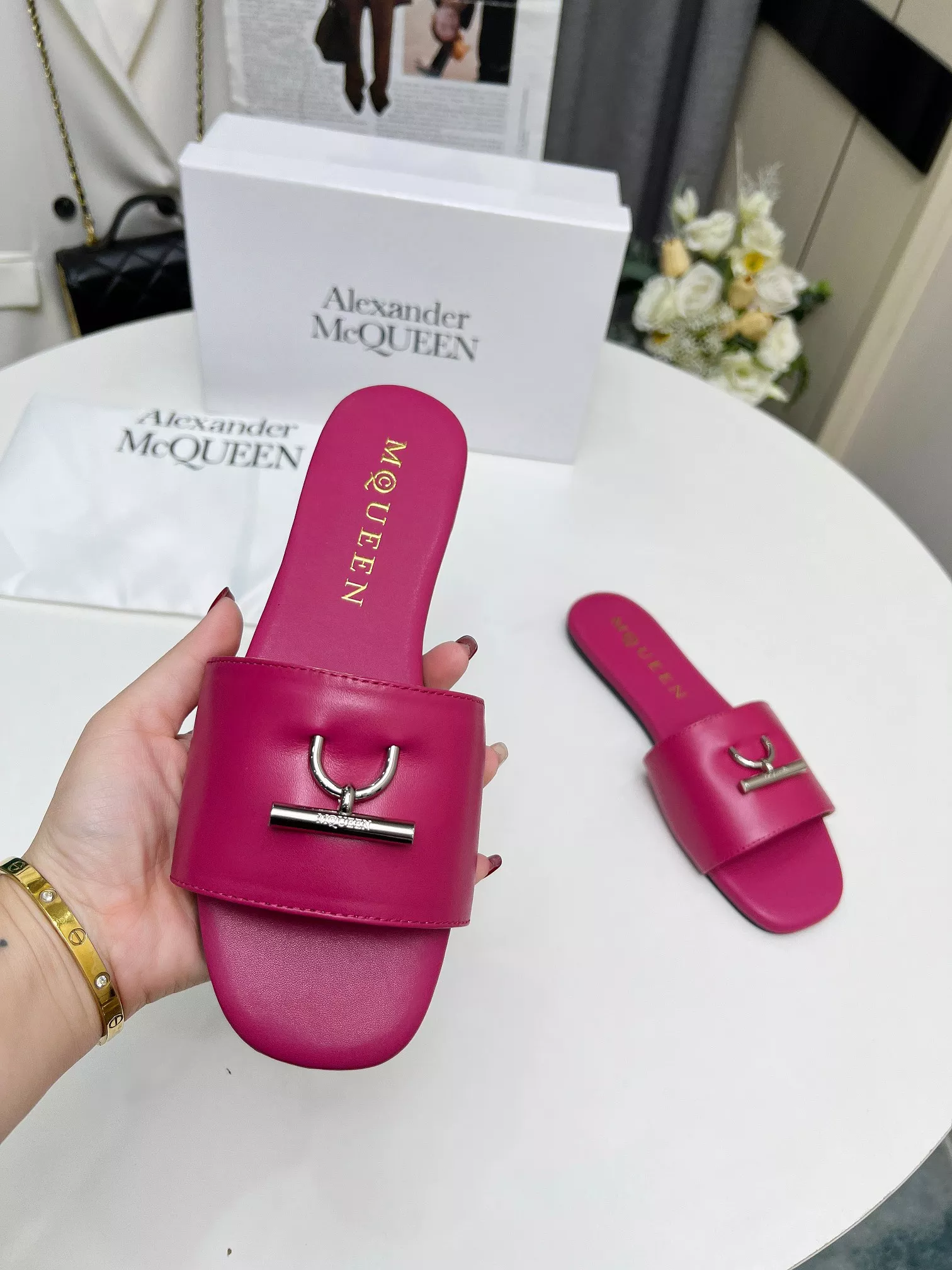 Comfortable 2589 Alexander McQueen Slippers For Women