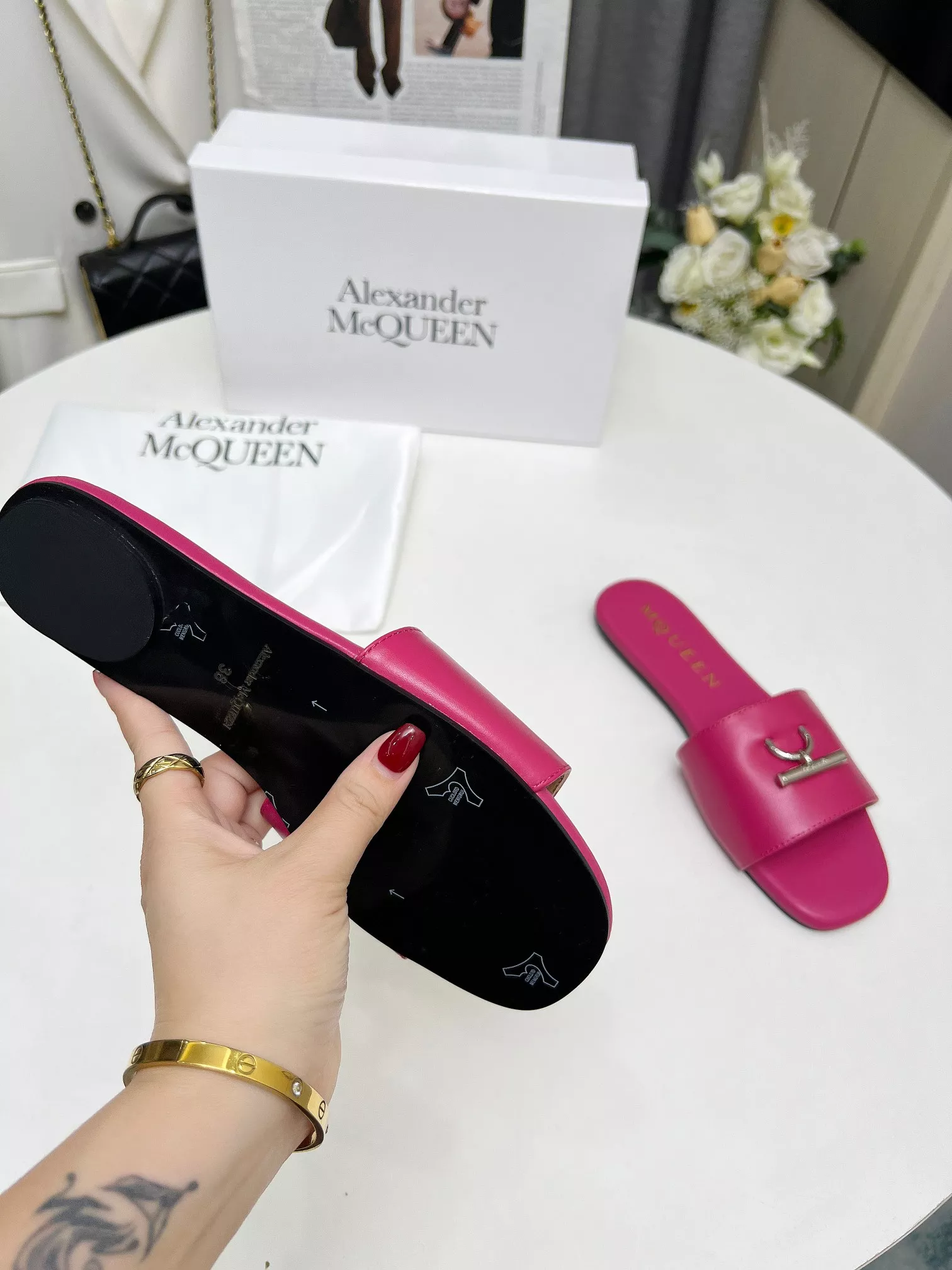 Comfortable 2589 Alexander McQueen Slippers For Women