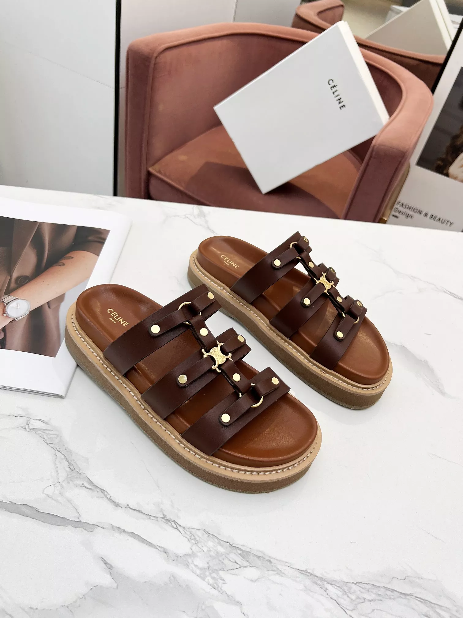 Comfortable 2596 Celine Slippers For Women