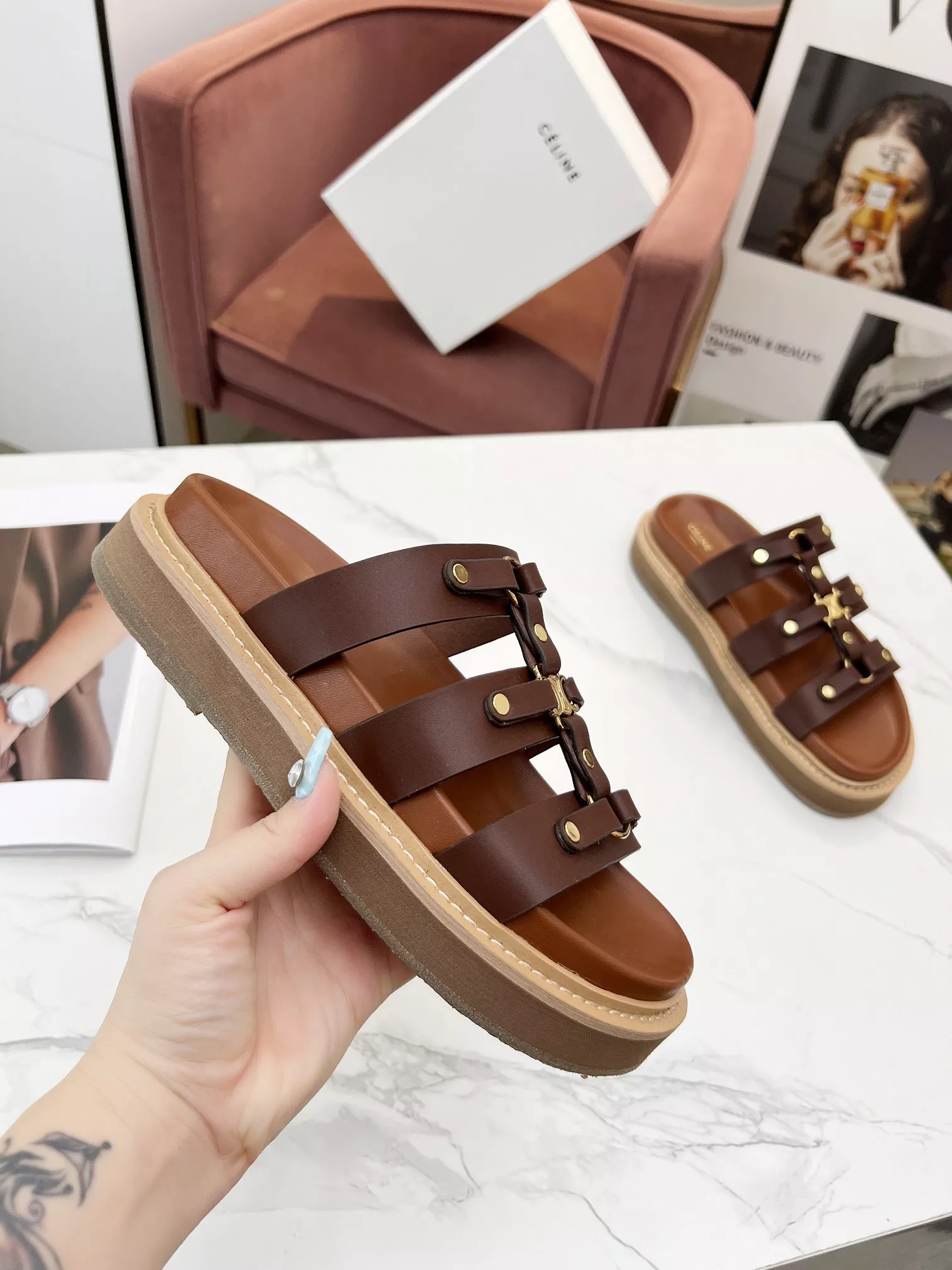 Comfortable 2596 Celine Slippers For Women