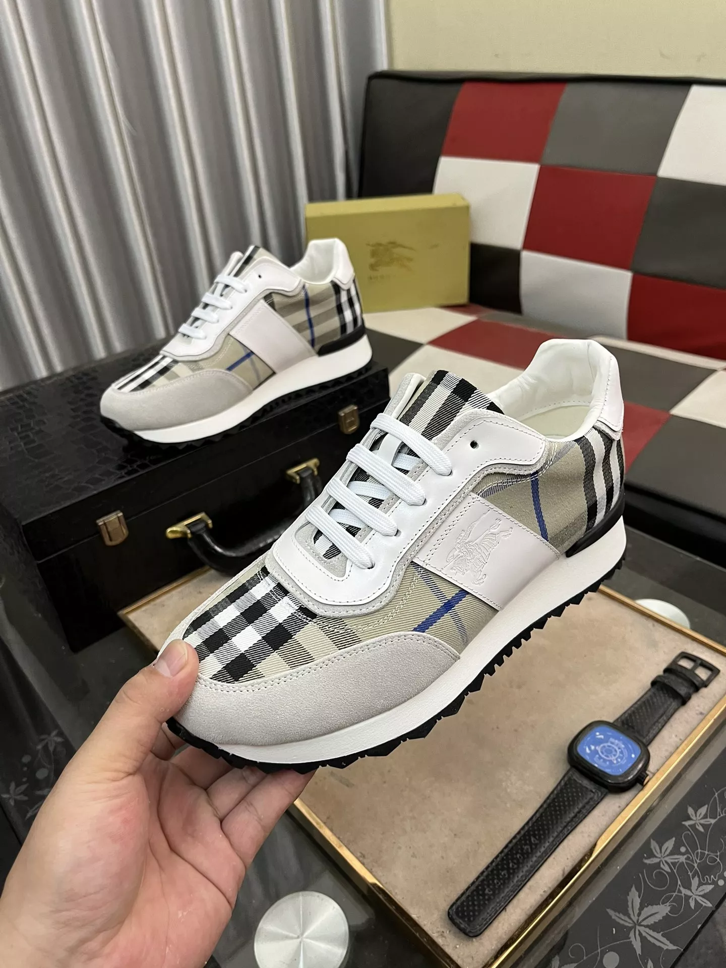 Comfortable 2631 Burberry Casual Shoes For Men