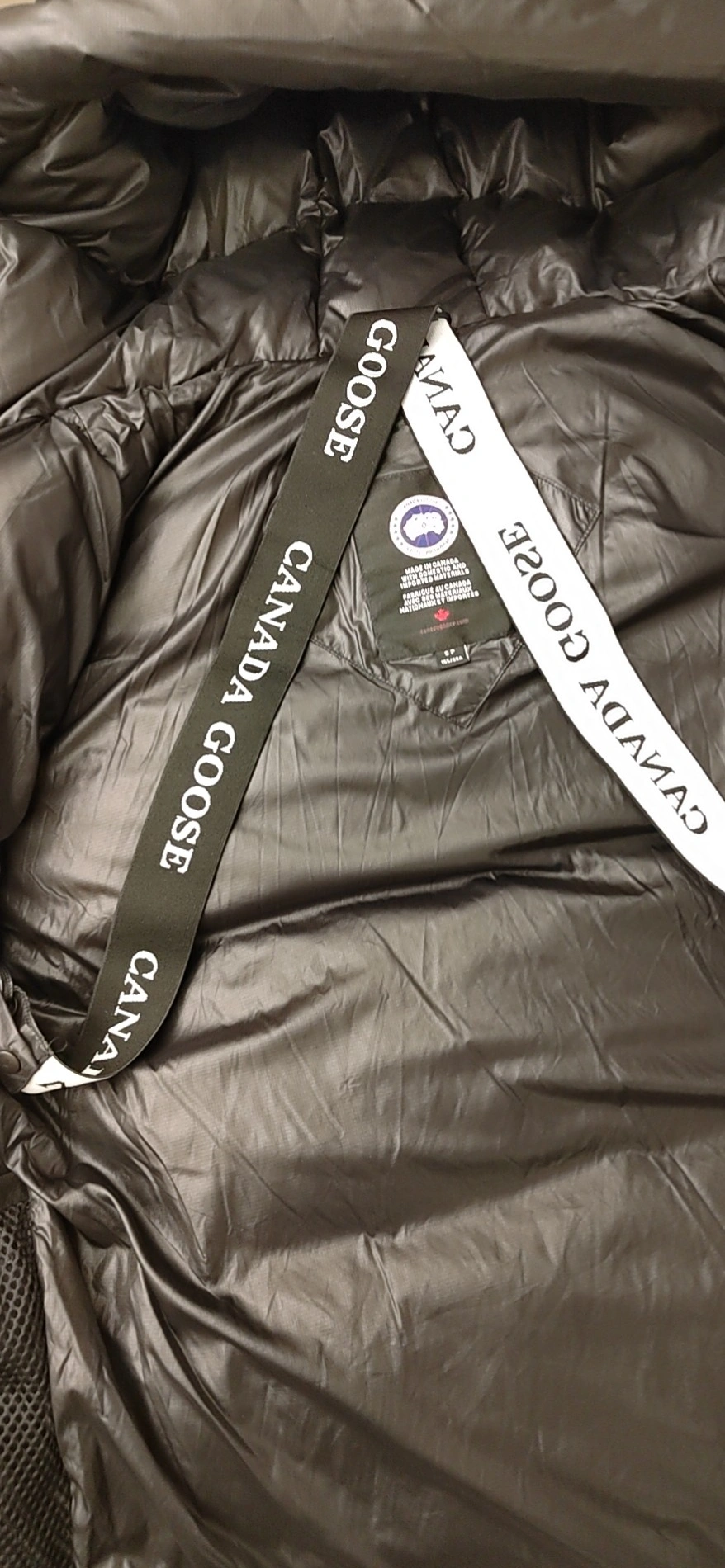Comfortable 2801 Canada Goose Down Feather Coat Long Sleeved For Unisex