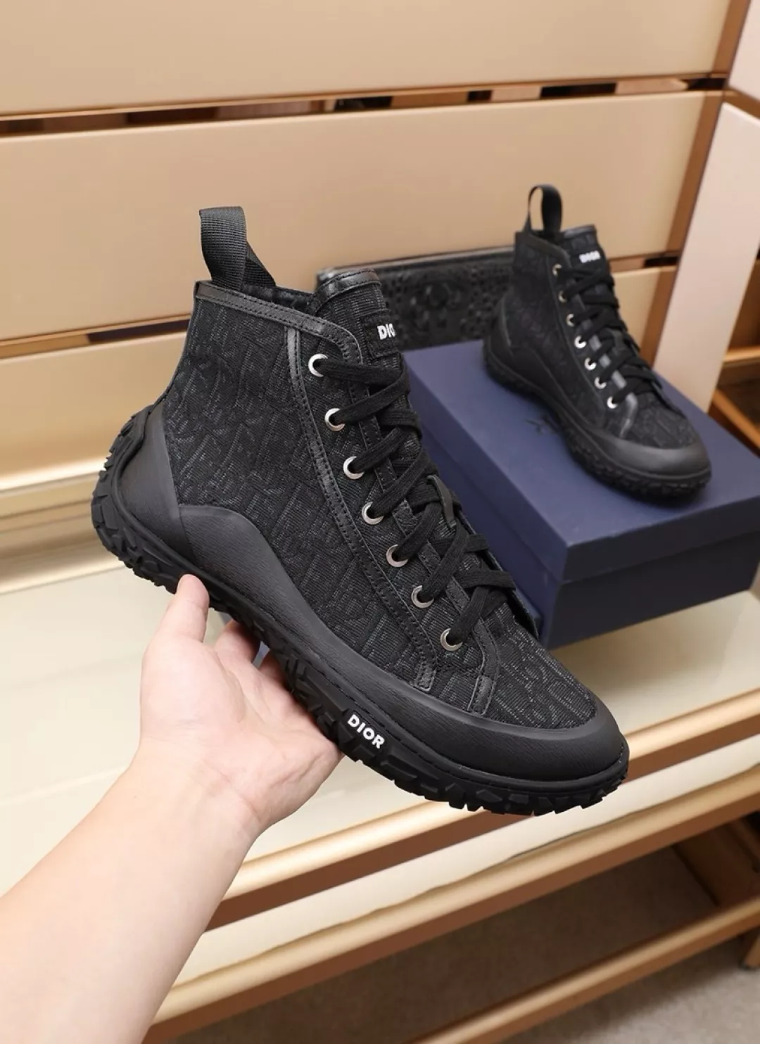 Comfortable 2886 Christian Dior High Top Shoes For Men