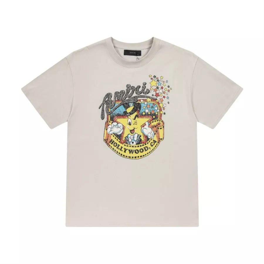 Comfortable 2899 Amiri T-Shirts Short Sleeved For Unisex