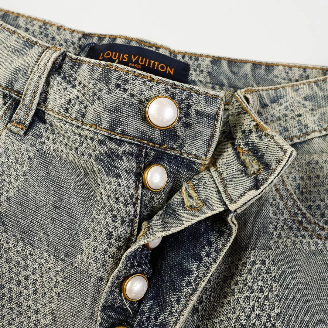 Comfortable 3146 Louis Vuitton LV Jeans For Unisex