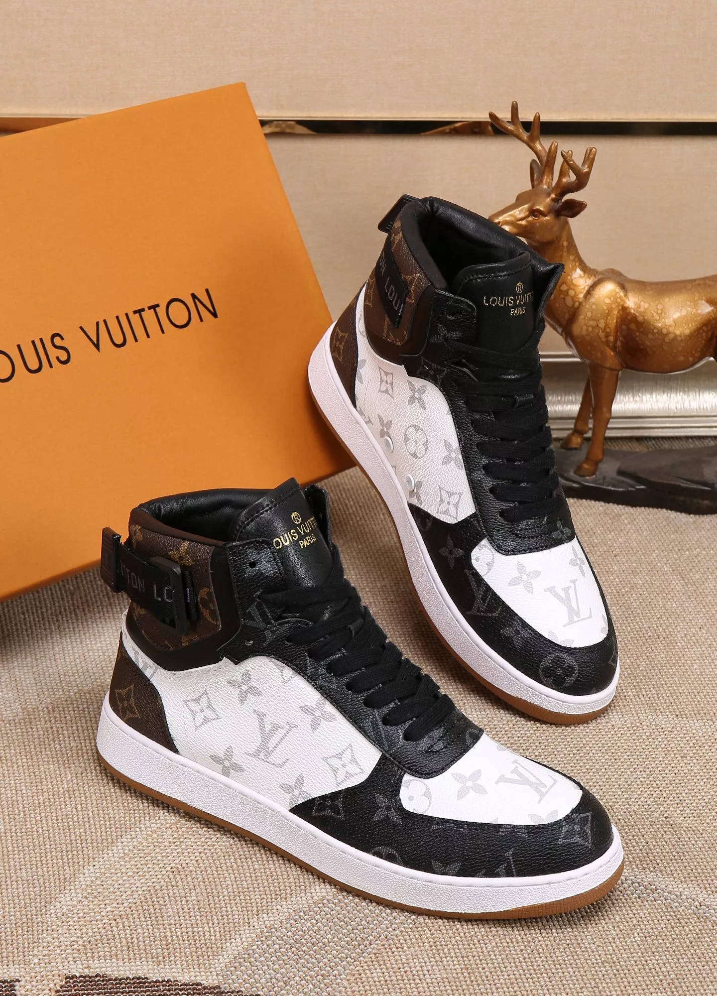 Comfortable 3168 Louis Vuitton High Tops Shoes For Men