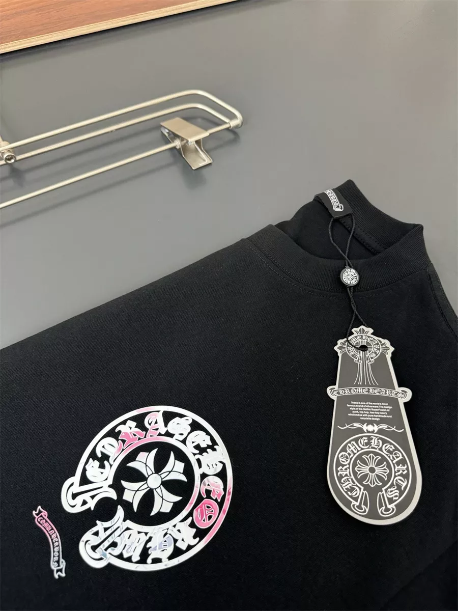 Comfortable 3394 Chrome Hearts T-Shirts Short Sleeved For Unisex