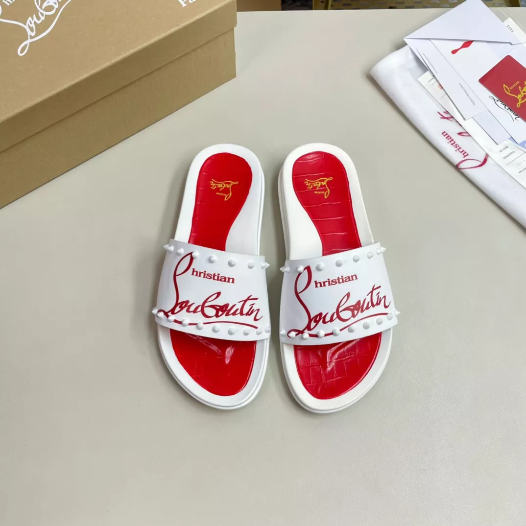 Comfortable 3403 Christian Louboutin CL Slippers For Men