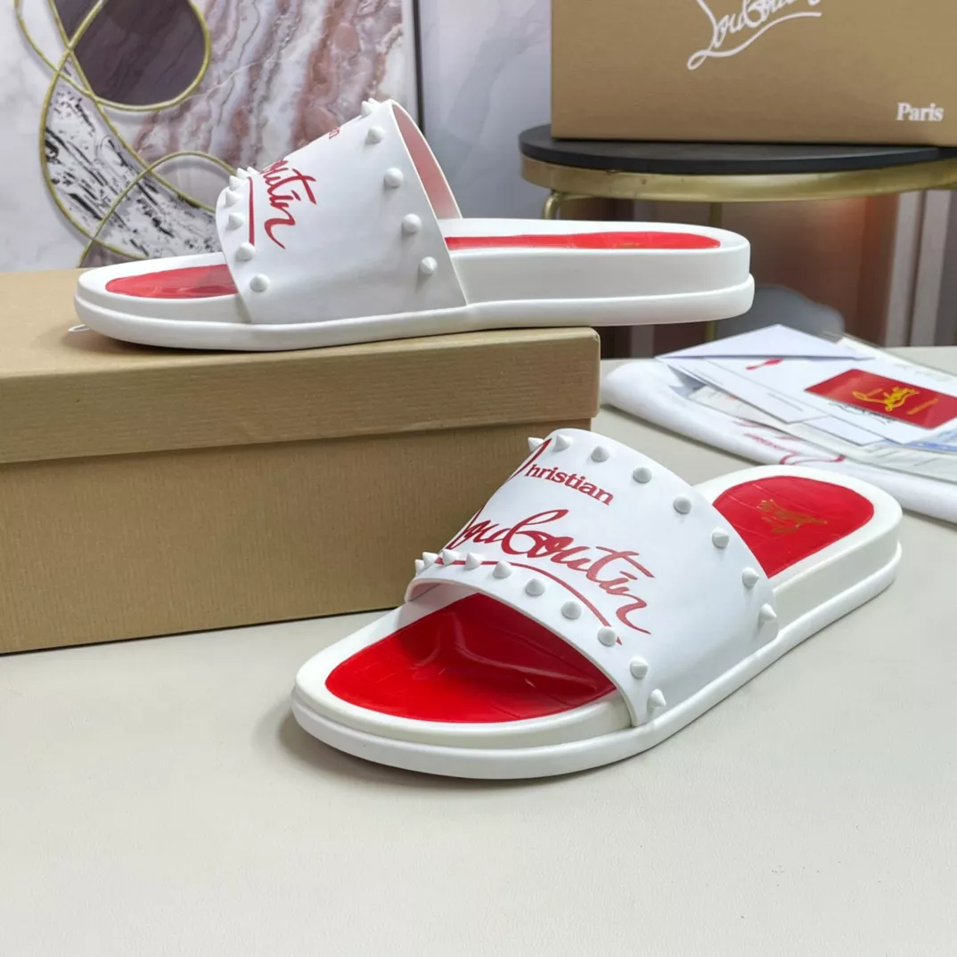 Comfortable 3403 Christian Louboutin CL Slippers For Men