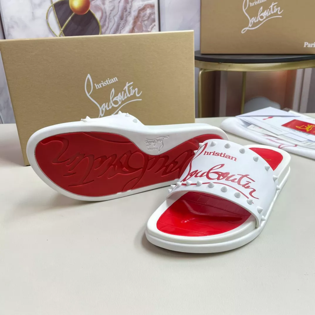 Comfortable 3403 Christian Louboutin CL Slippers For Men
