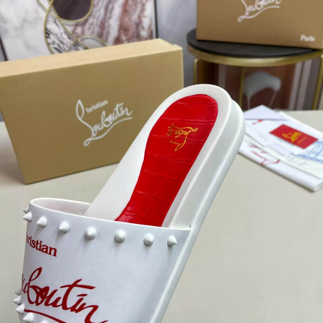 Comfortable 3403 Christian Louboutin CL Slippers For Men
