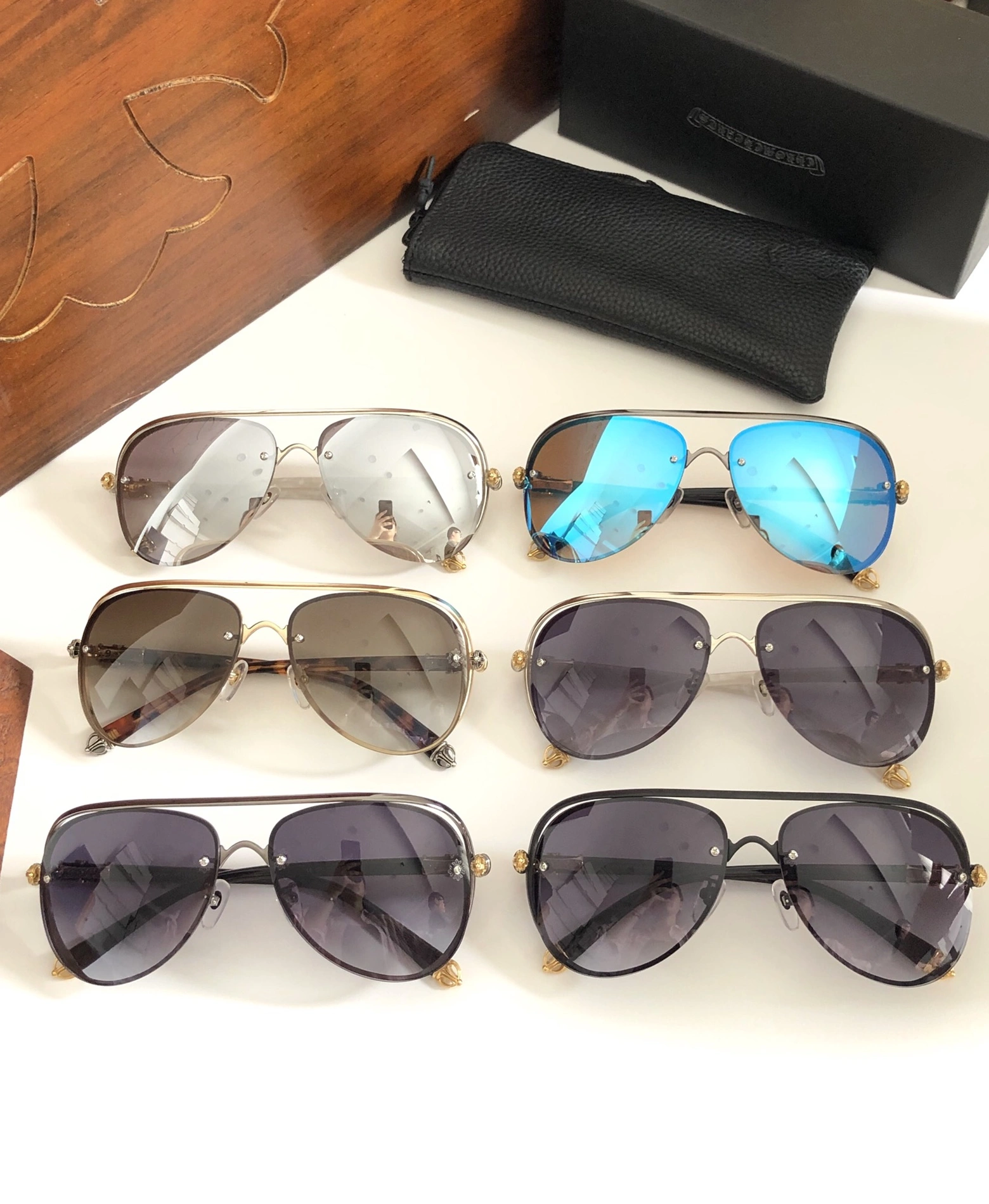 Comfortable 3417 Chrome Hearts AAA Quality Sunglasses