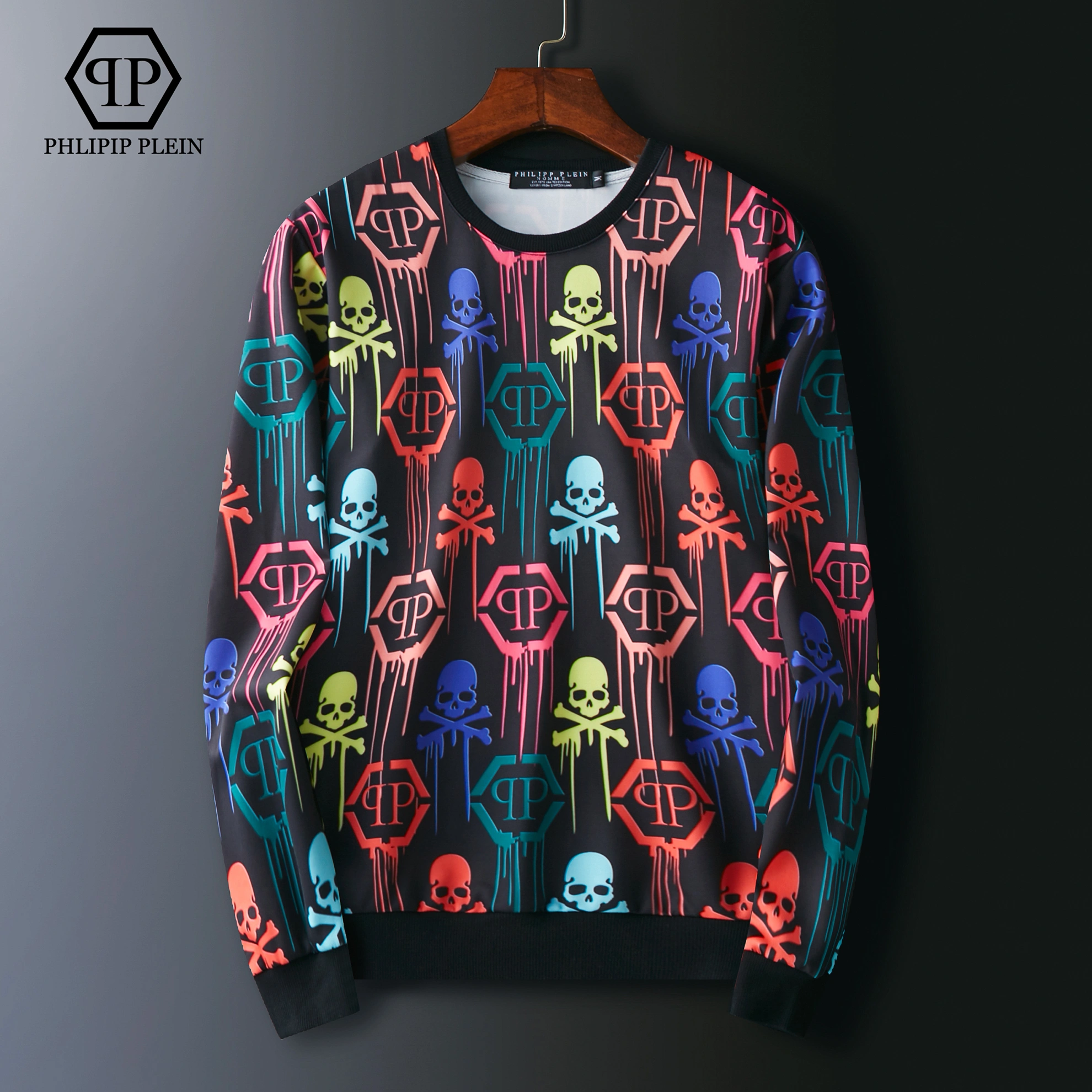 Comfortable 344 Philipp Plein PP Hoodies Long Sleeved For Men