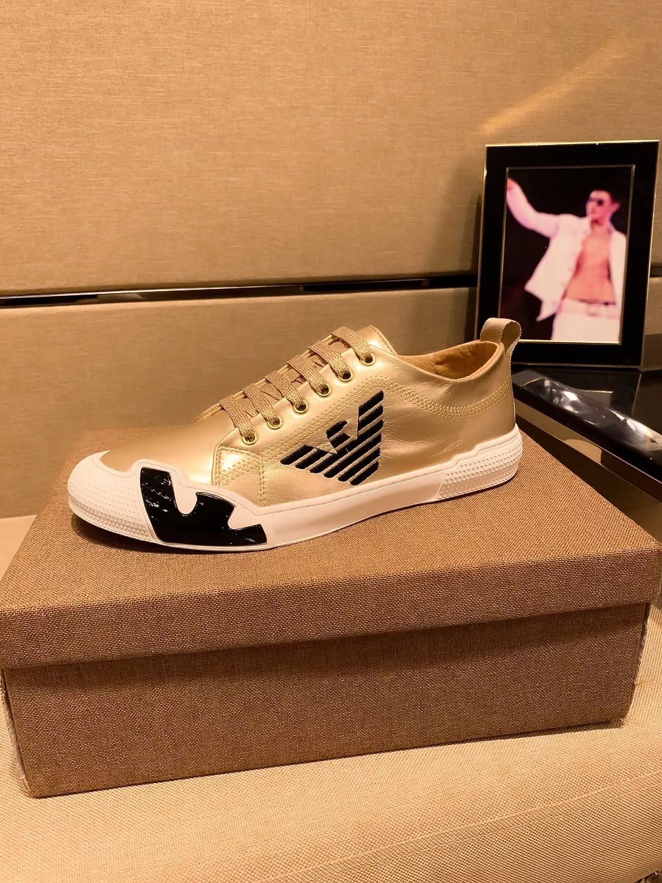 Comfortable 3654 Armani Casual Shoes For Men