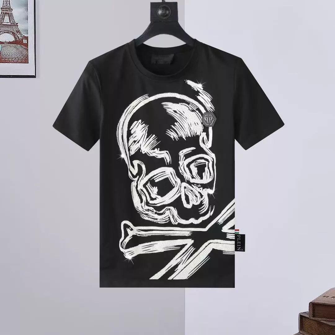Comfortable 3720 Philipp Plein PP T-Shirts Short Sleeved For Men