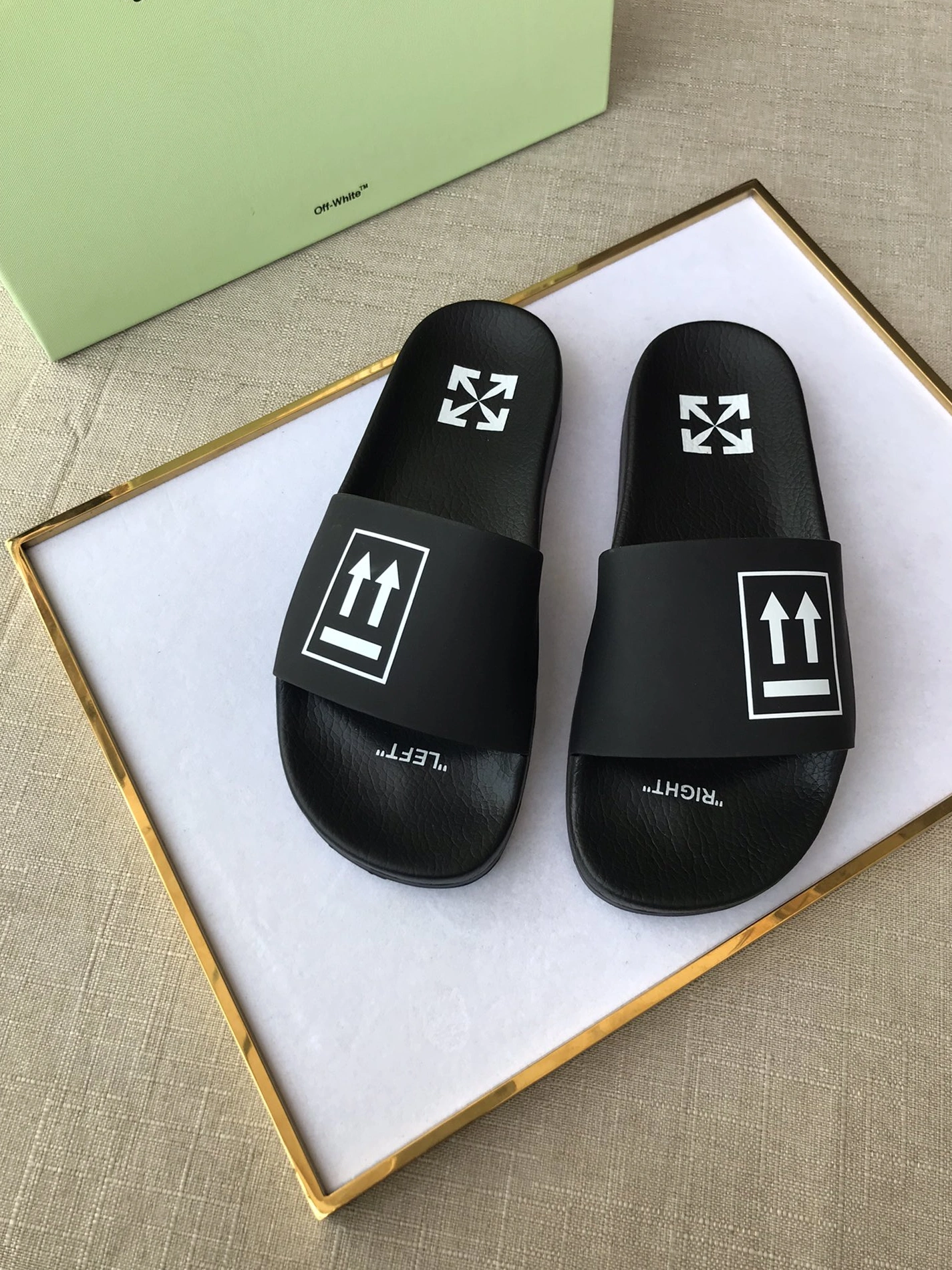 Comfortable 3769 Off-White Slippers For Women