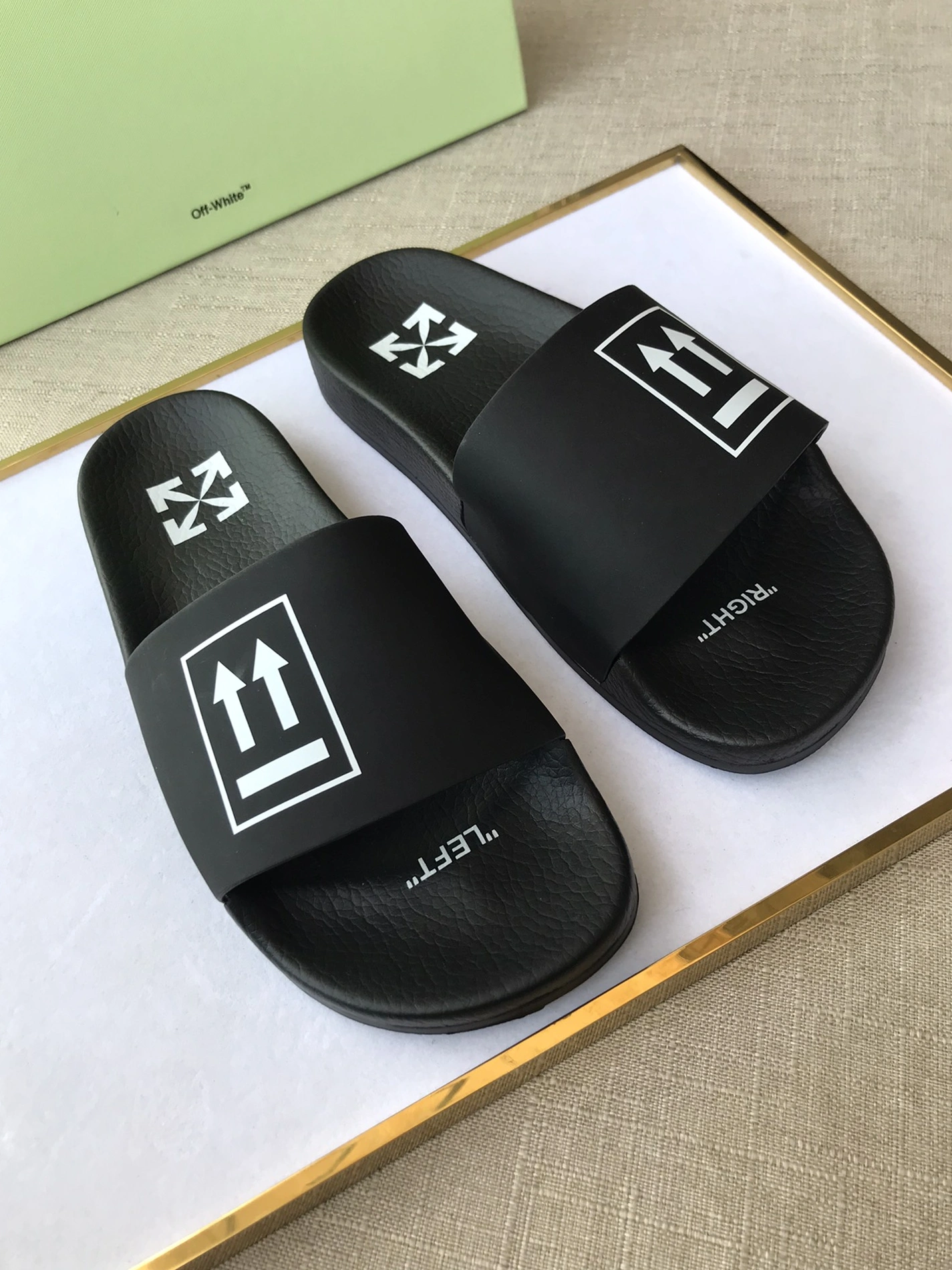 Comfortable 3769 Off-White Slippers For Women