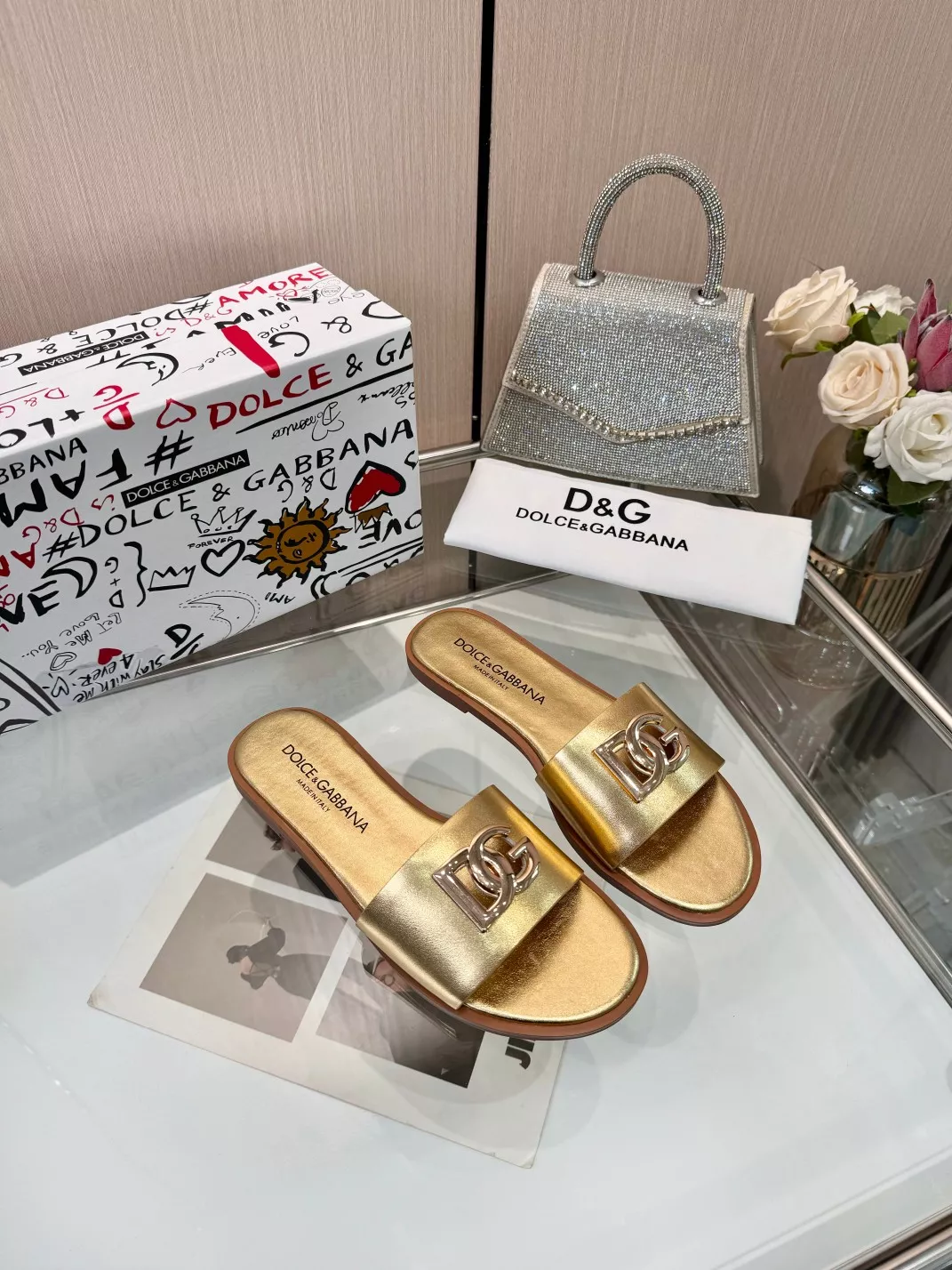 Comfortable 3829 Dolce & Gabbana D&G Slippers For Women