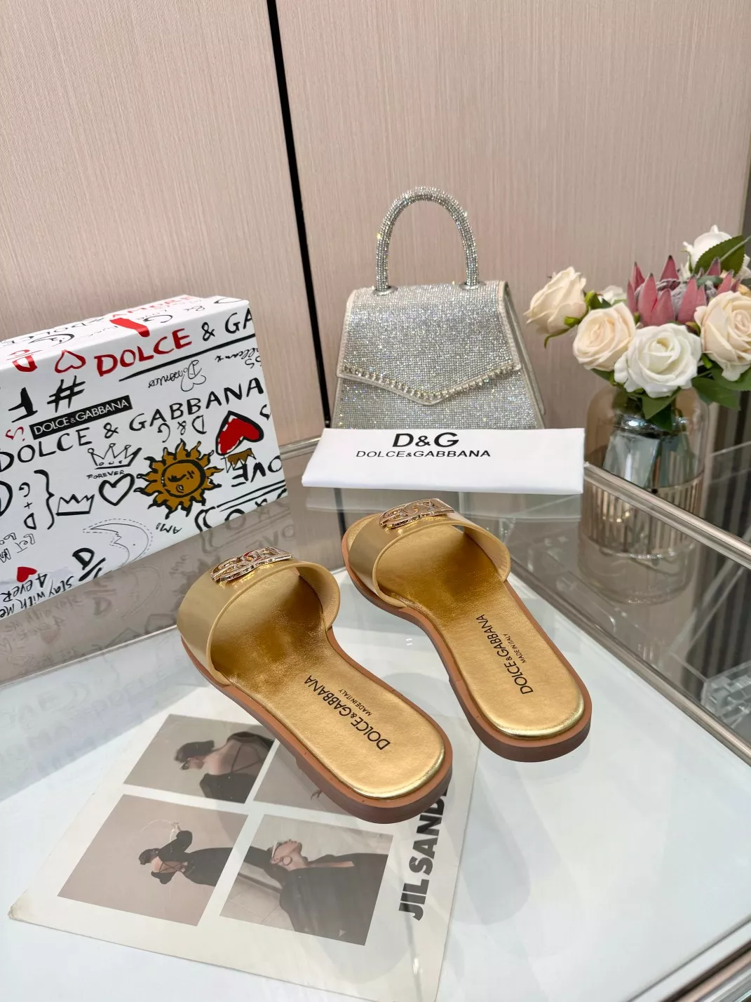 Comfortable 3829 Dolce & Gabbana D&G Slippers For Women