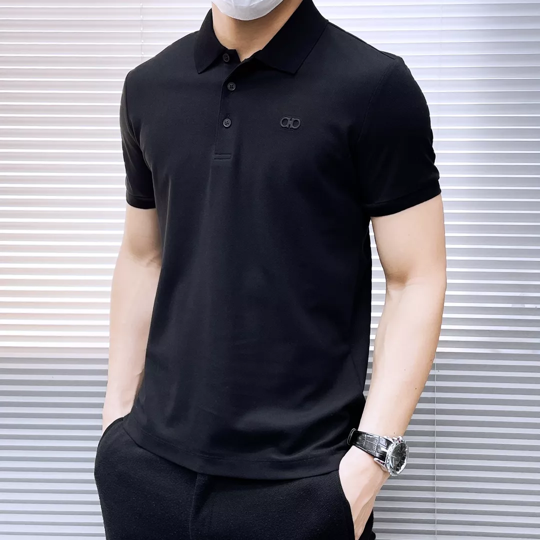 Comfortable 3882 Salvatore Ferragamo T-Shirts Short Sleeved For Men