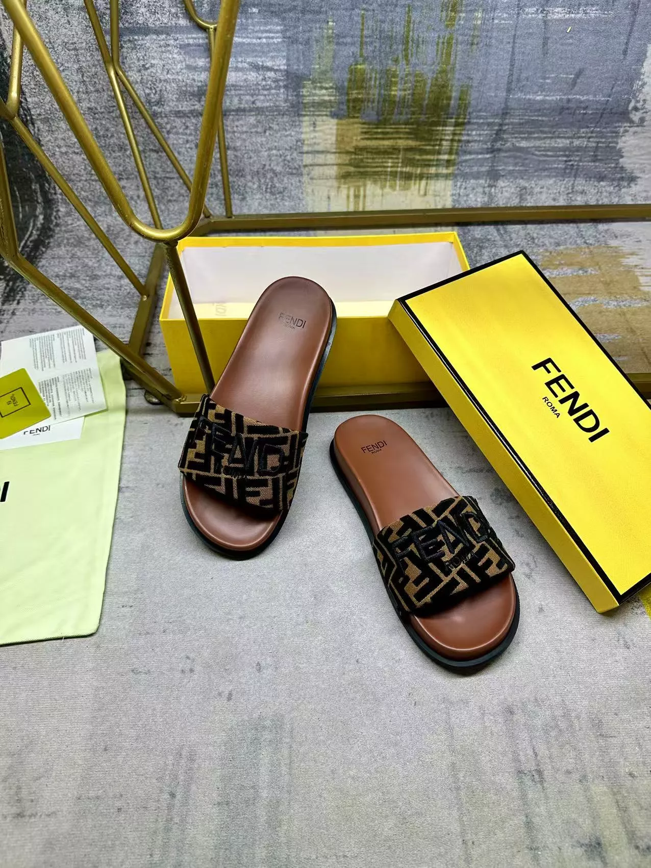 Comfortable 3899 Fendi Slippers For Women