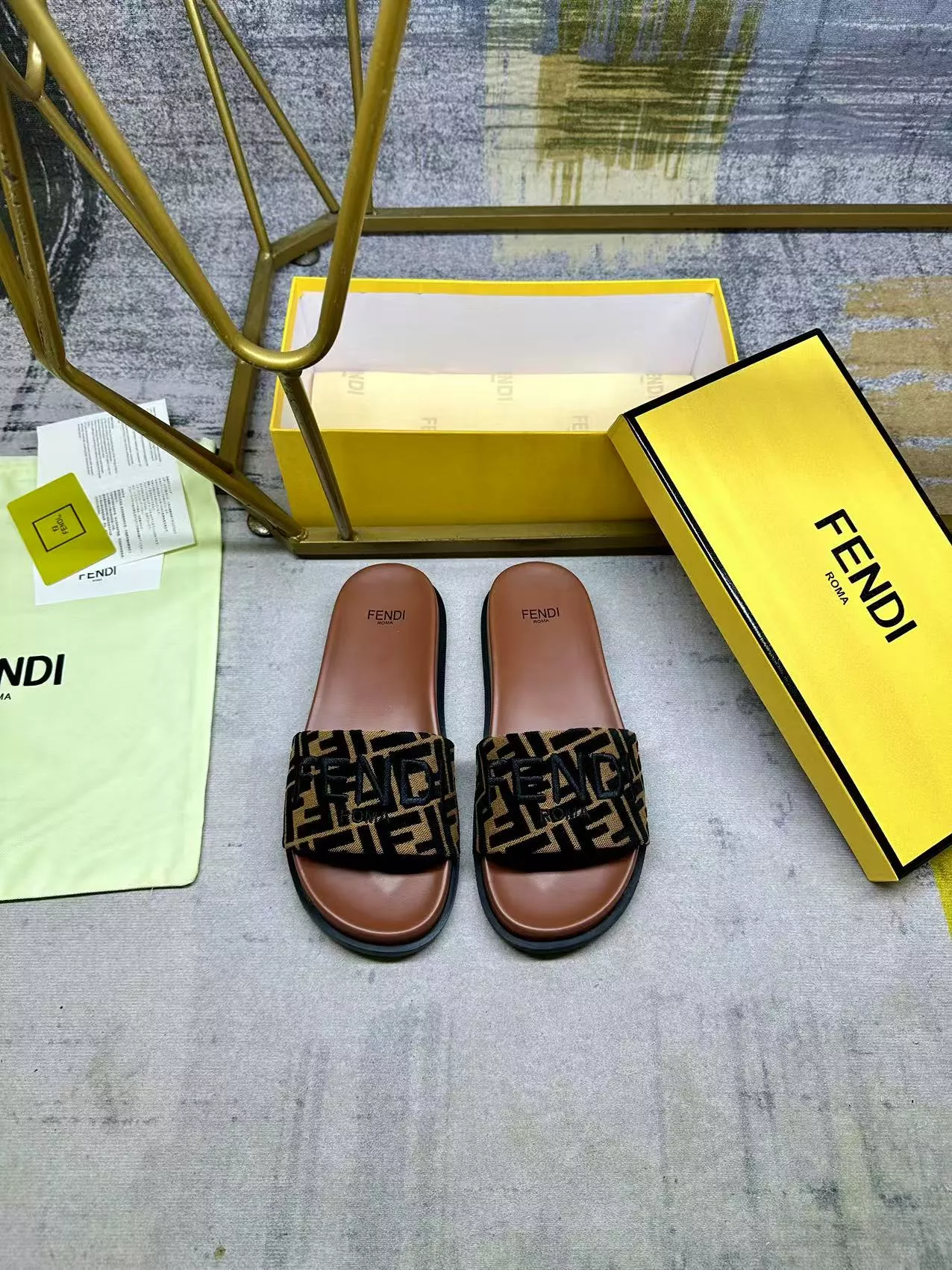 Comfortable 3899 Fendi Slippers For Women