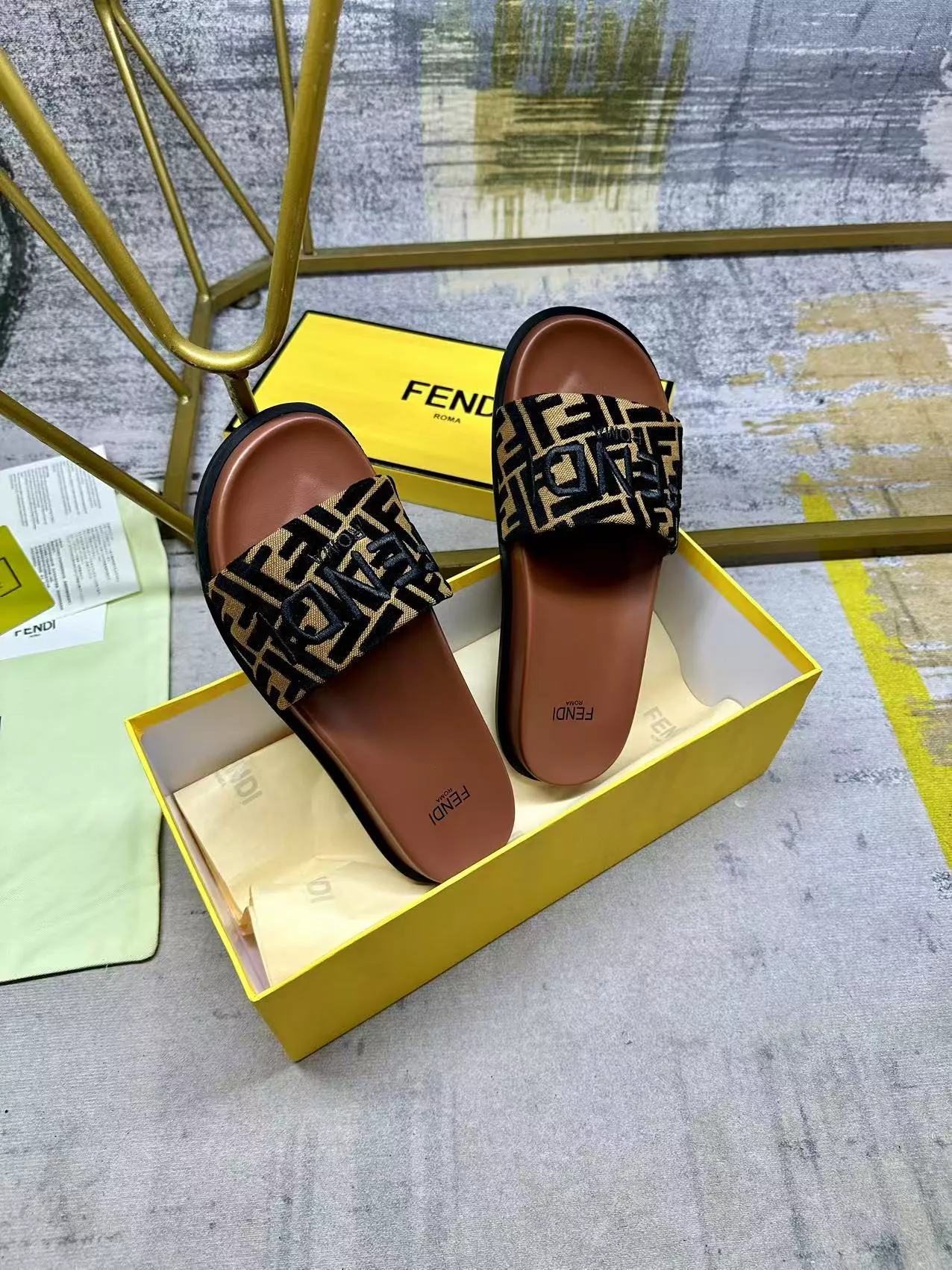 Comfortable 3899 Fendi Slippers For Women
