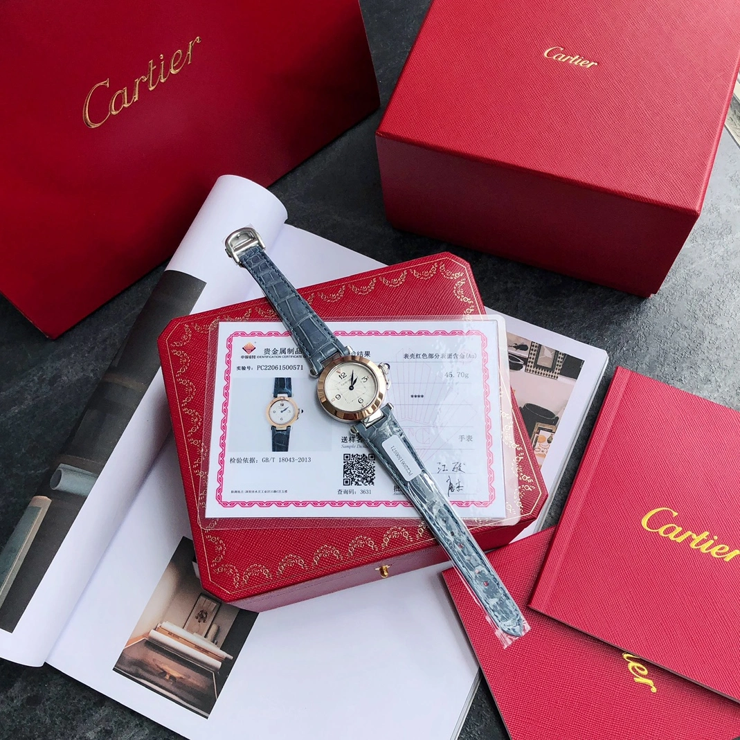 Comfortable 3964 Cartier AAA Quality Watches For Women