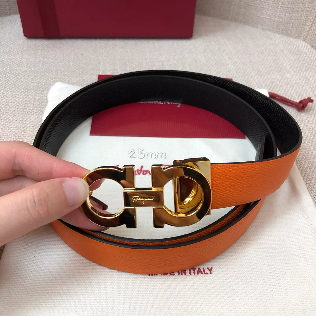 Comfortable 4167 Salvatore Ferragamo AAA Quality Belts In 2.5cm For Women